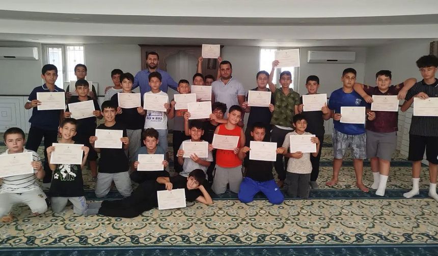 Fethiye'de Yatılı Yaz Kampı tamamlandı