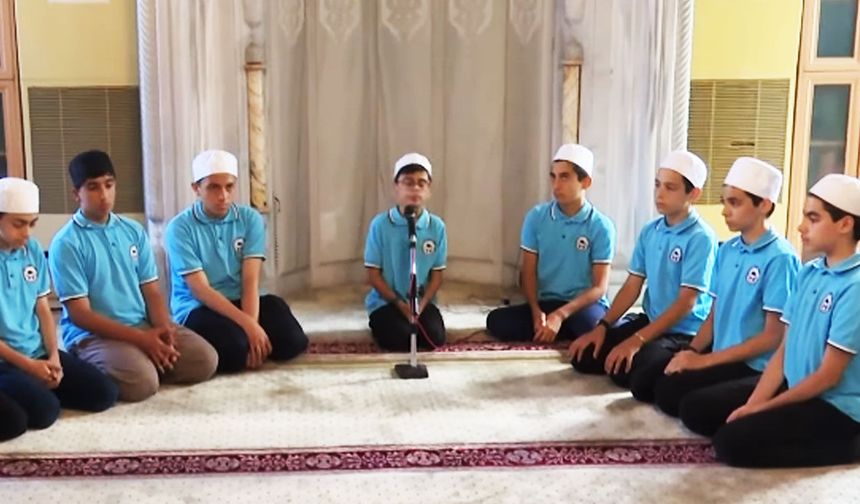 HAFIZLIKLARINI "HASLAMA" GELENEĞİYLE TAÇLANDIRIYORLAR