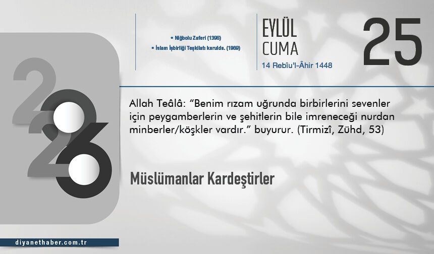 Müslümanlar Kardeştirler