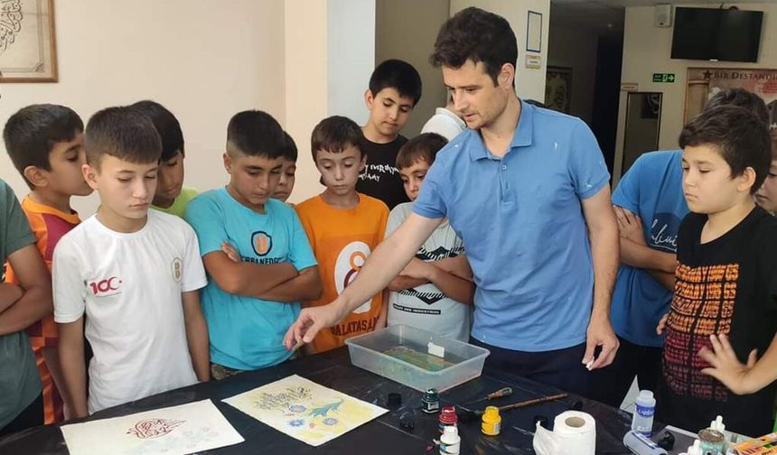 Sındırgı’da Yaz Kur’an Kurslarında Sanatla Manevi Rehberlik