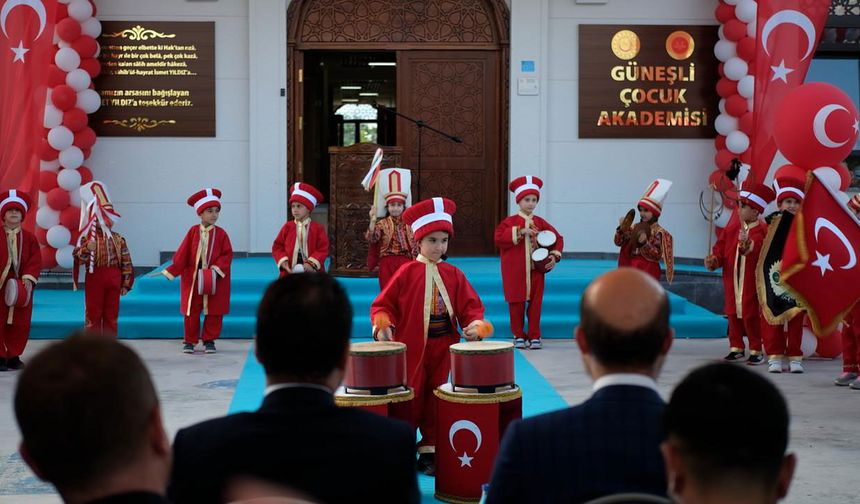 Tokat’ta Güneşli Çocuk Akademisi Hizmete Açıldı