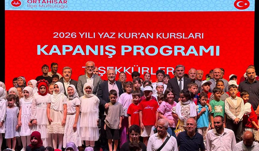 Trabzon'da 10 bin öğrenci yaz Kur'an kurslarında eğitim alıyor