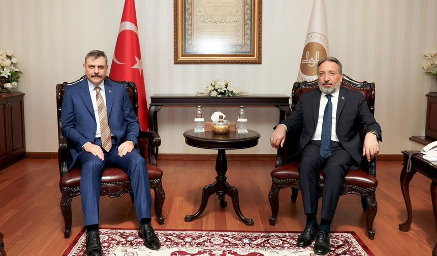 BAKAN ÇİFTÇİ'DEN DİYANET'E ZİYARET