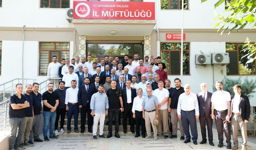 İl Müftüsü Büyük, personelle vedalaştı