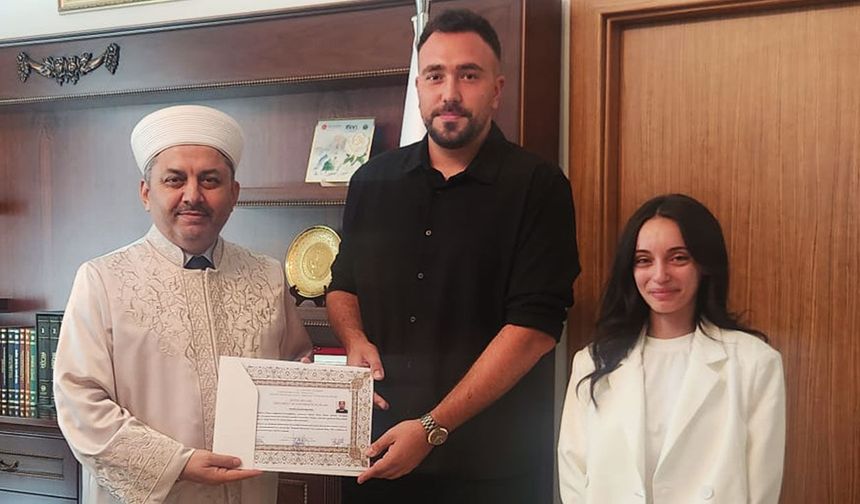 İtalyan Ricci, Etimesgut'ta Müslüman oldu