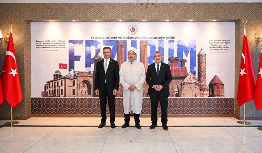 BAŞKAN ARPAGUŞ, ERZURUM'DA