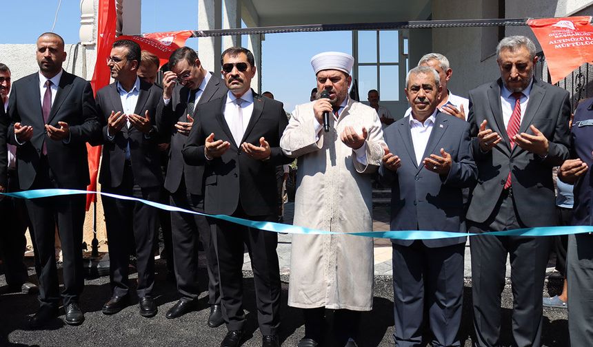 Hatay'da depremde yıkılan caminin yerine yenisi yapıldı