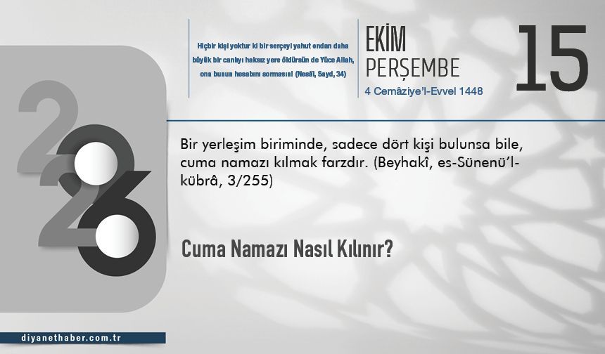 Cuma Namazı Nasıl Kılınır?