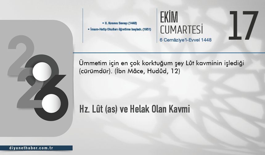 Hz. Lût (as) ve Helak Olan Kavmi