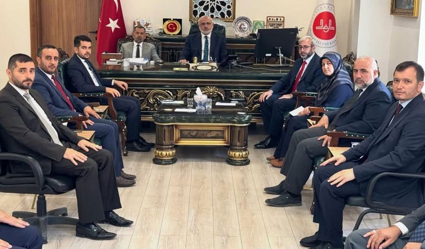 Başkan Yardımcısı Şahin, Mardin'de ilçe müftüleriyle bir araya geldi