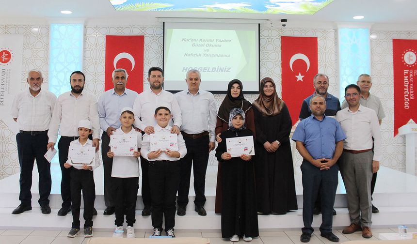 Tokat'ta küçük hafızlar yarıştı