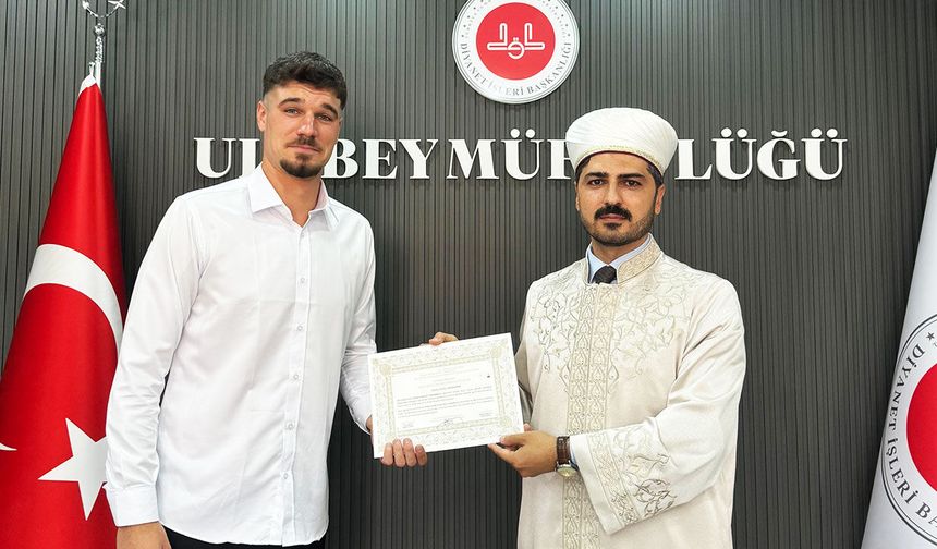 Alman genç, Ulubey'de Müslüman oldu