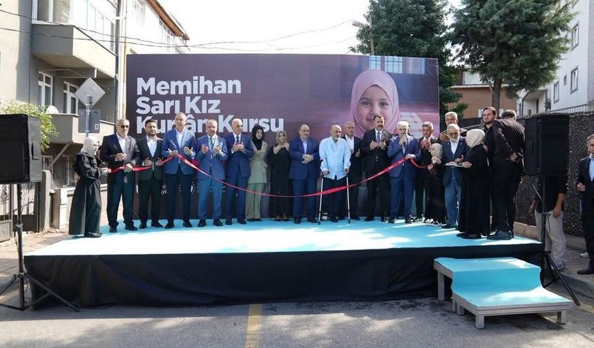 MEMİHAN SARI KIZ KUR’AN KURSU DUALARLA AÇILDI