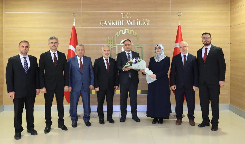 Vali Çakırtaş, din görevlilerini kabul etti