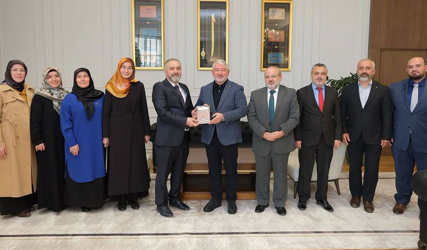 Belediye Başkanı Aşgın, din görevlilerini kabul etti