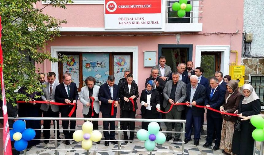 Çeçe Sultan 4-6 Yaş Kur'an Kursu açıldı