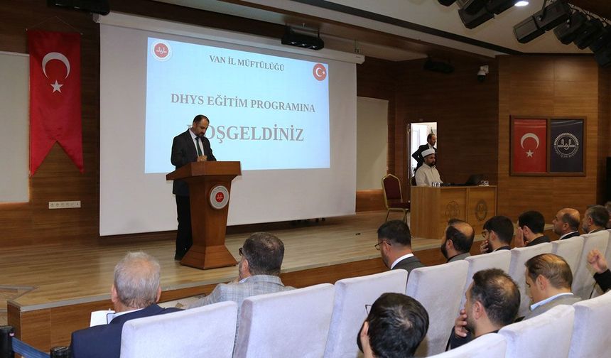 Van'da "DHYS Eğitimi" gerçekleştirildi