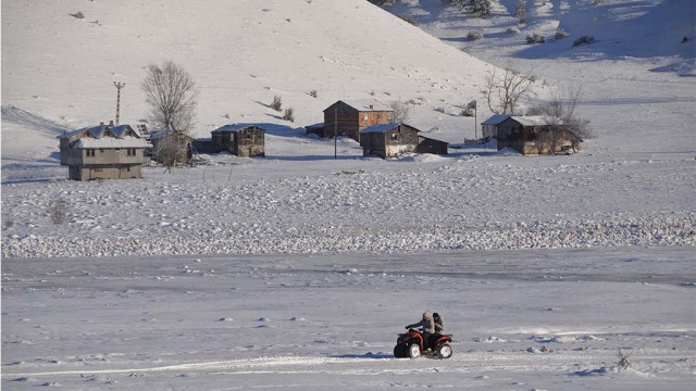 Bolu Abant'ta orman ve yaylalarda kar şöleni - 2022