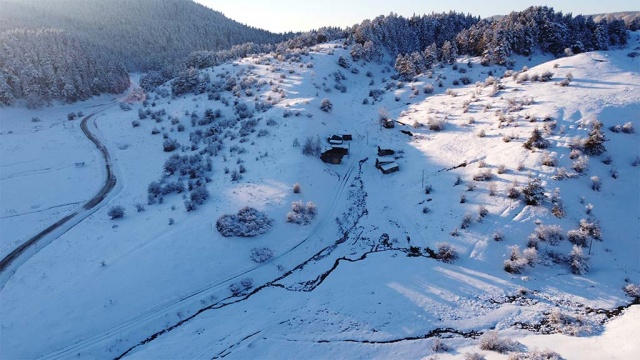 Bolu Abant'ta orman ve yaylalarda kar şöleni - 2022