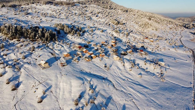 Bolu Abant'ta orman ve yaylalarda kar şöleni - 2022