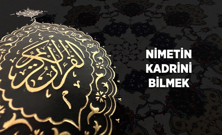 Nimetin kadrini bilmek