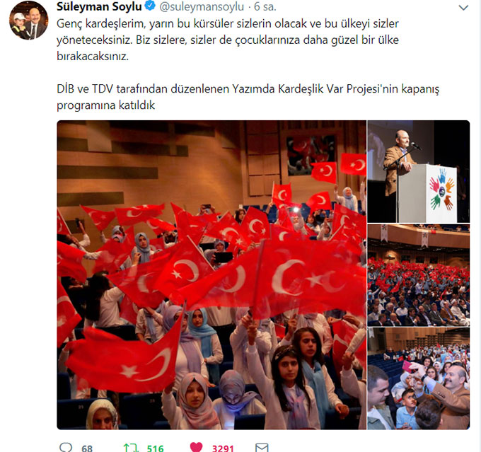 diyanet haber bakan süleyman soylu @suleymansoylu