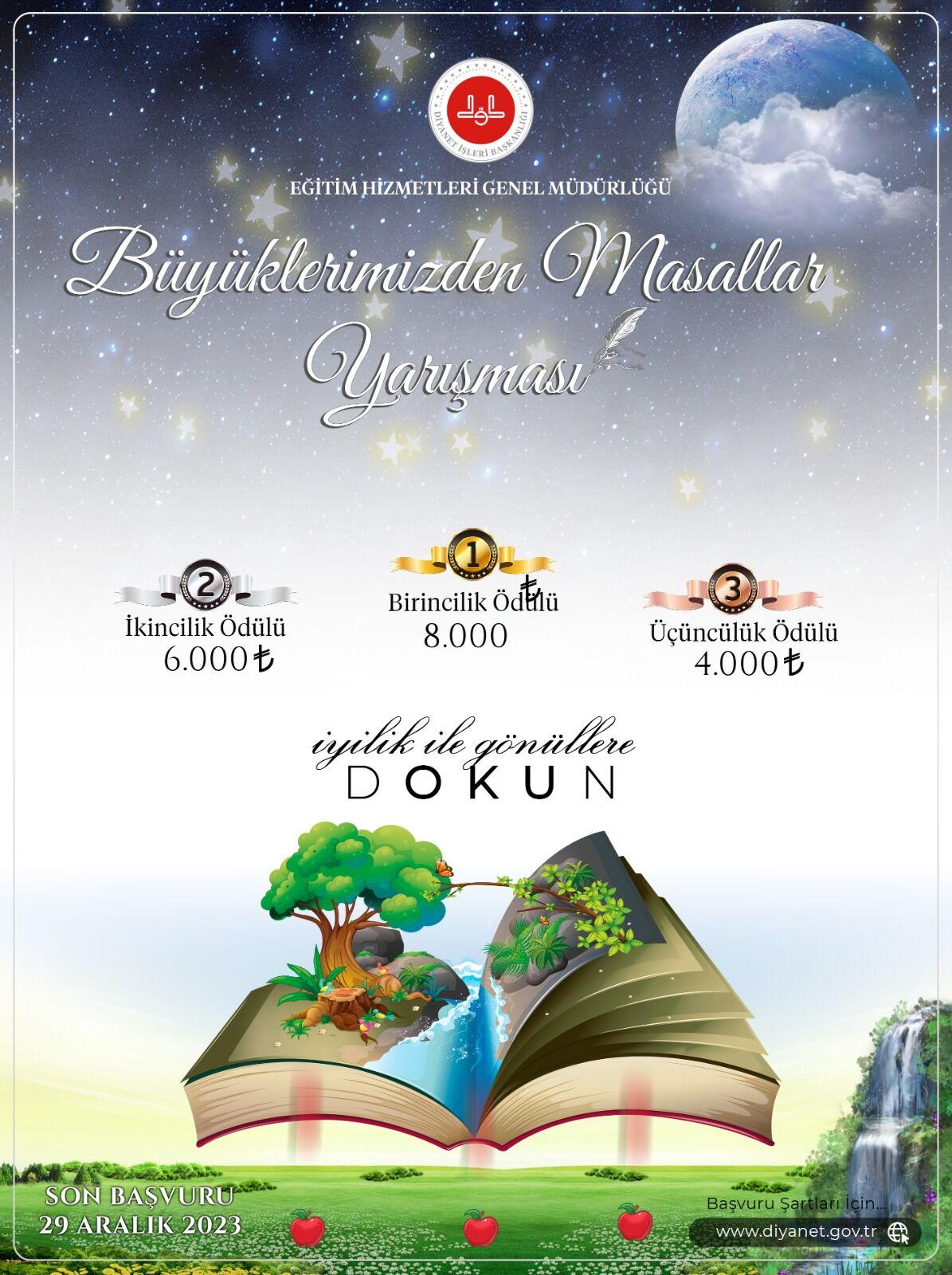 Büyüklerimizden Masallar Yarışması Afişi