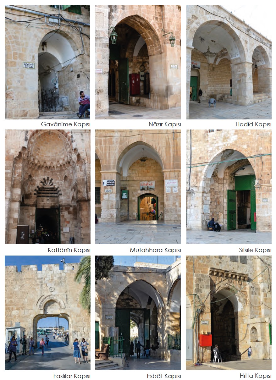 mescid-i aksada bulunan kapılar