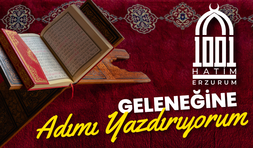 1001 Hatim geleneğine adımı yazdırıyorum 1001 Hatim geleneğine adımı yazdırıyorum