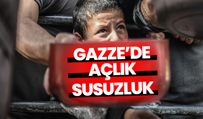 Gazze'de binlerce Filistinli açlık ve susuzluk tehlikesiyle karşı karşıya