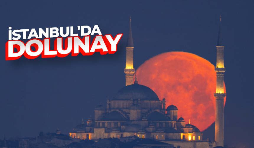 İstanbul'da dolunay