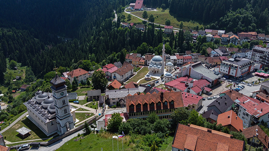 2024.07.07 Bosna Hersek'te Savaşta Yıkılan Tarihi Sinan Bey Camisi 12 Temmuz'da İbadete Açılacak (19)