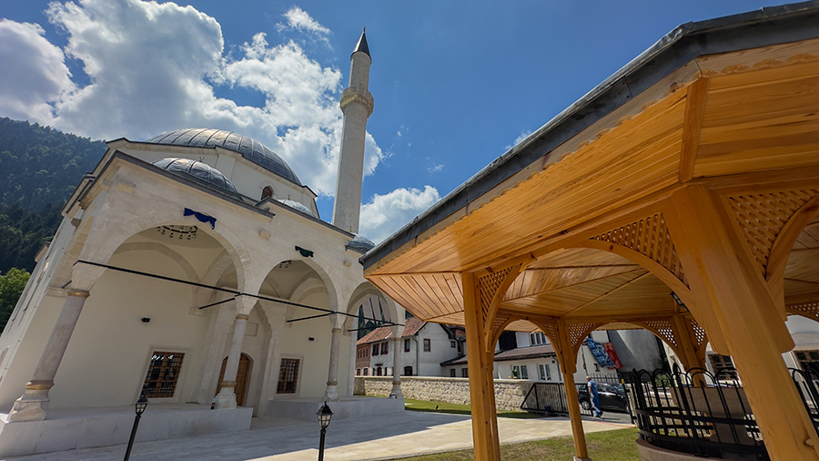 2024.07.07 Bosna Hersek'te Savaşta Yıkılan Tarihi Sinan Bey Camisi 12 Temmuz'da İbadete Açılacak (3)