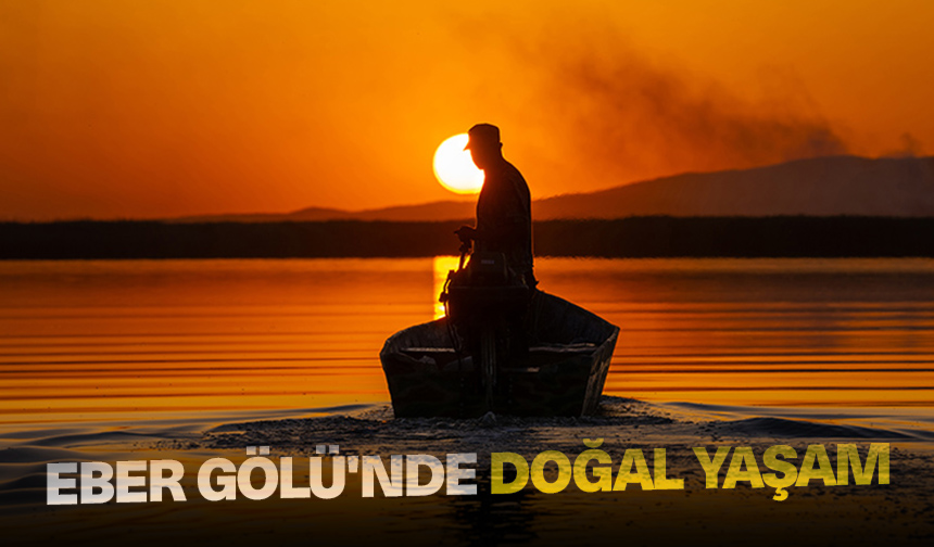 Eber Gölü'nde doğal yaşam