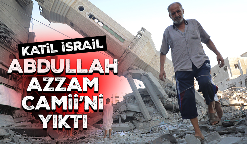 Katil İsrail Gazze'nin Nasirat'da bir camiyi hedef aldı