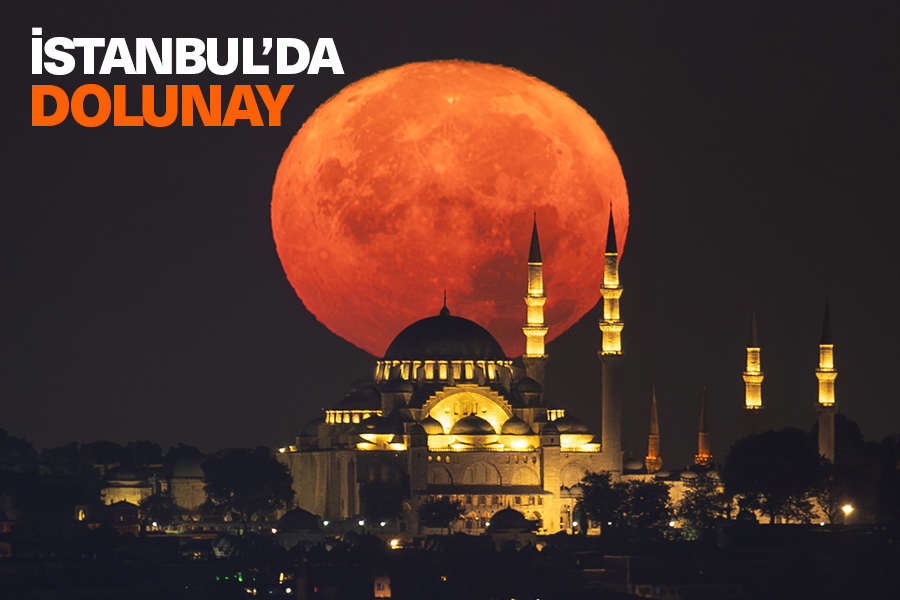 İstanbul'da dolunay