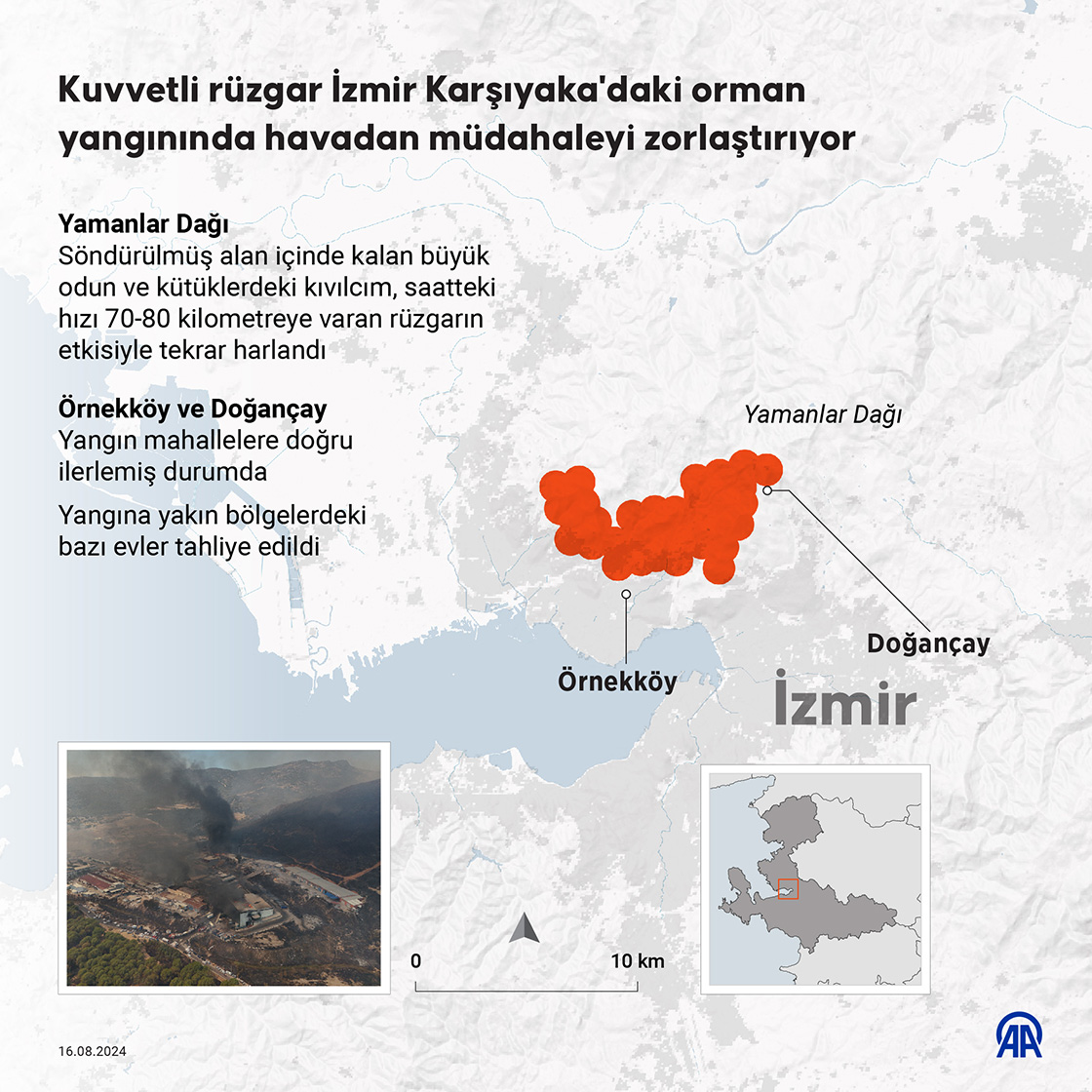 Ülke Genelinde Çıkan Orman Yangınlarına Müdahale Sürüyor 2