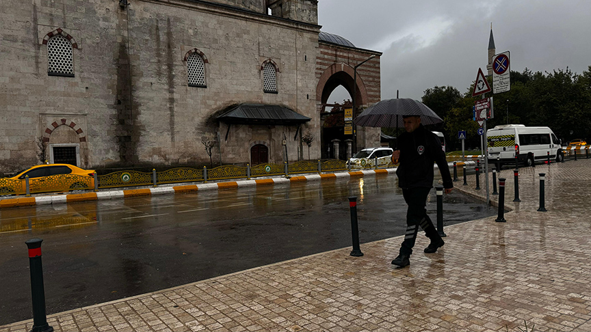 Edirne'de Sağanak Etkili Oluyor 2