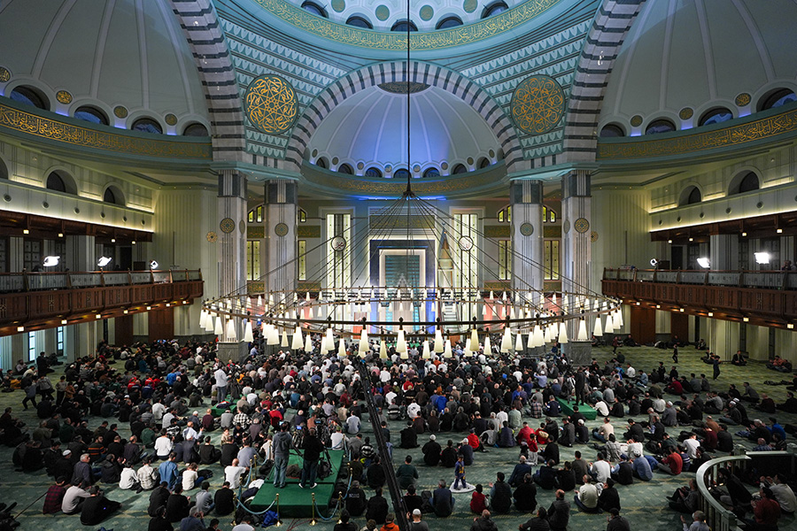 2025.01.26 Ankara Beştepe Millet Camii'nde Miraç Kandili Programı Düzenlendi (10)