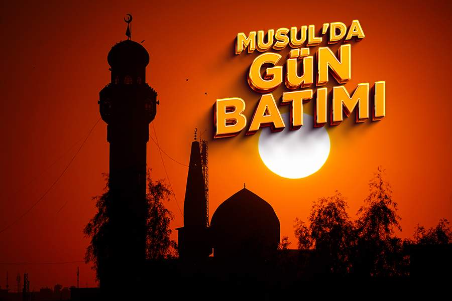 Musul'da gün batımı