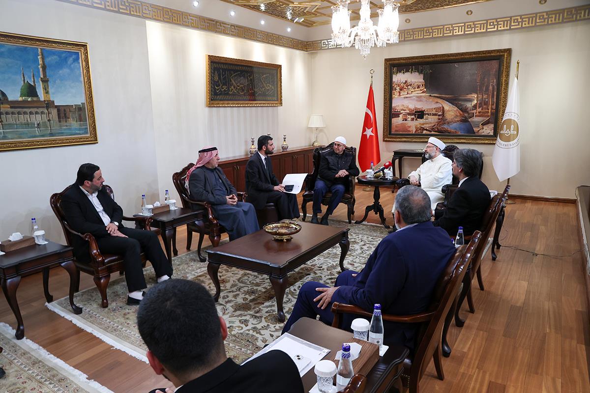 Başkan Erbaş, Filistinli Alimler Heyetini Kabul Etti (3)