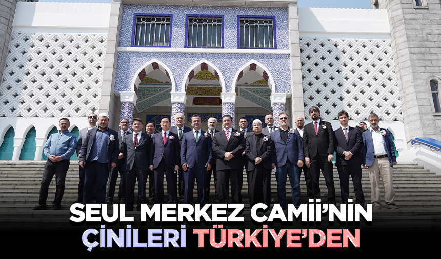 Seul Merkez Camii için özel Türk çinileri hazırlandı