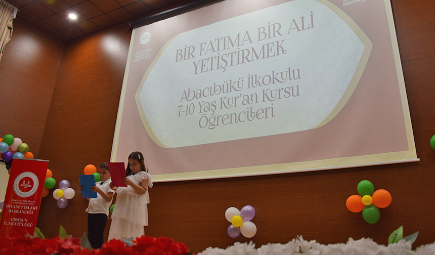 4 6 Ve 7 10 Yaş Kur'an Kurslarında Yıl Sonu Coşkusu 12