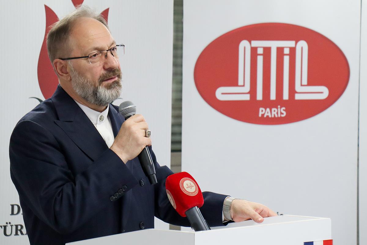 Diyanet İşleri Başkanı Erbaş, Di̇ti̇b Fransa’yı Ziyaret Etti (3)
