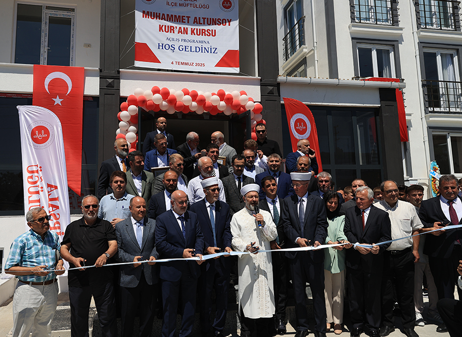 2025.07.04 Diyanet İşleri Başkanı Erbaş, Edirne'de Kur'an Kursu Açılış Programında Konuştu (2)