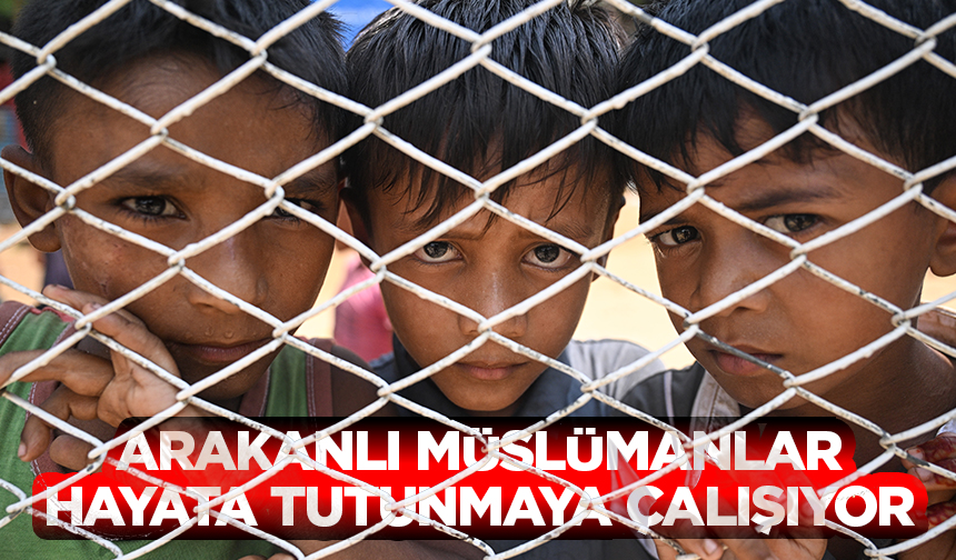 Arakanlı Müslümanlar kamplarda hayata tutunmaya çalışıyor