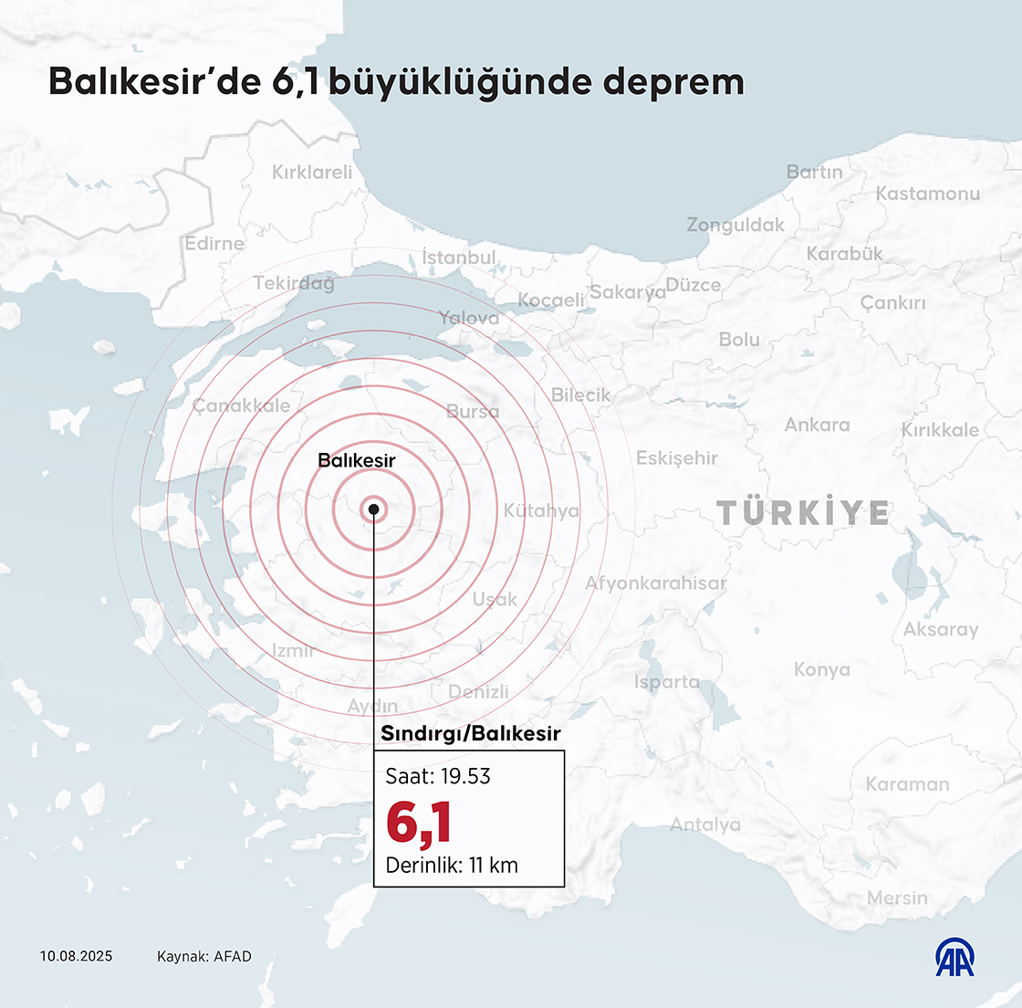 Balıkesir'de 6,1 Büyüklüğünde Deprem2
