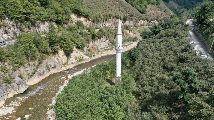 Camisi Sel Sularına Kapılan Minare Afetin Izlerini Taşıyor (3)