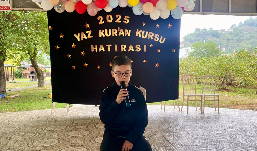 Görele’de Yaz Kur’an Kursu Öğrencileri Şenlikte Buluştu 3
