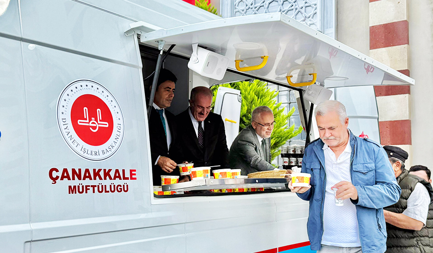Çanakkale TDV Mobil İkram Aracı gönül bağı sunmak için yola çıkıyor